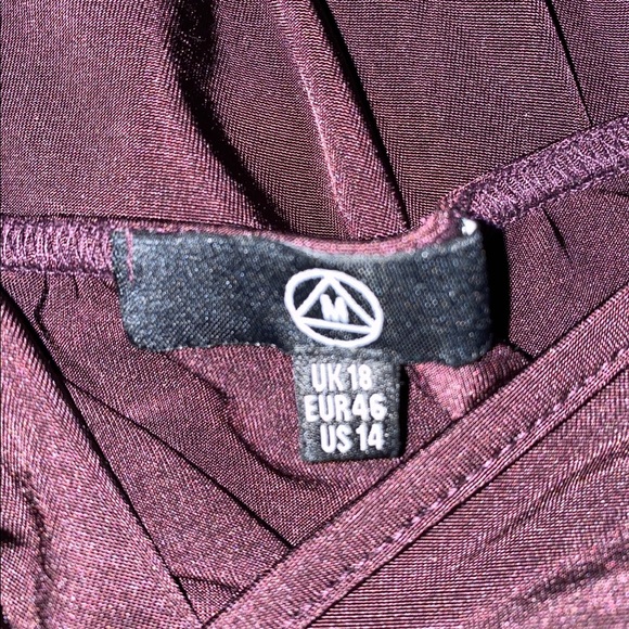 Plum wrap cami dress - Picture 2 of 2